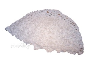 Czapeczka niemowlęca biała